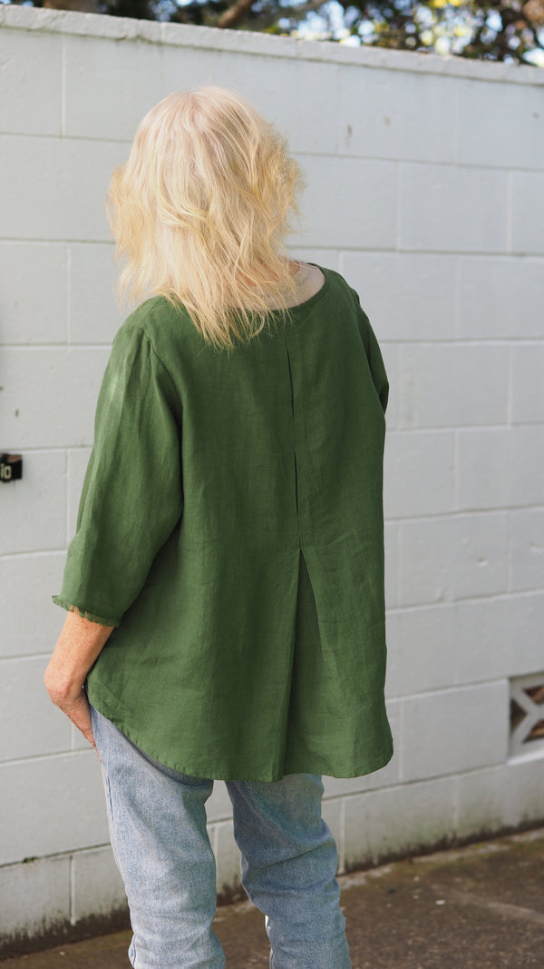 Woodville Blouse Rogue Linen Women's Designer Clothing