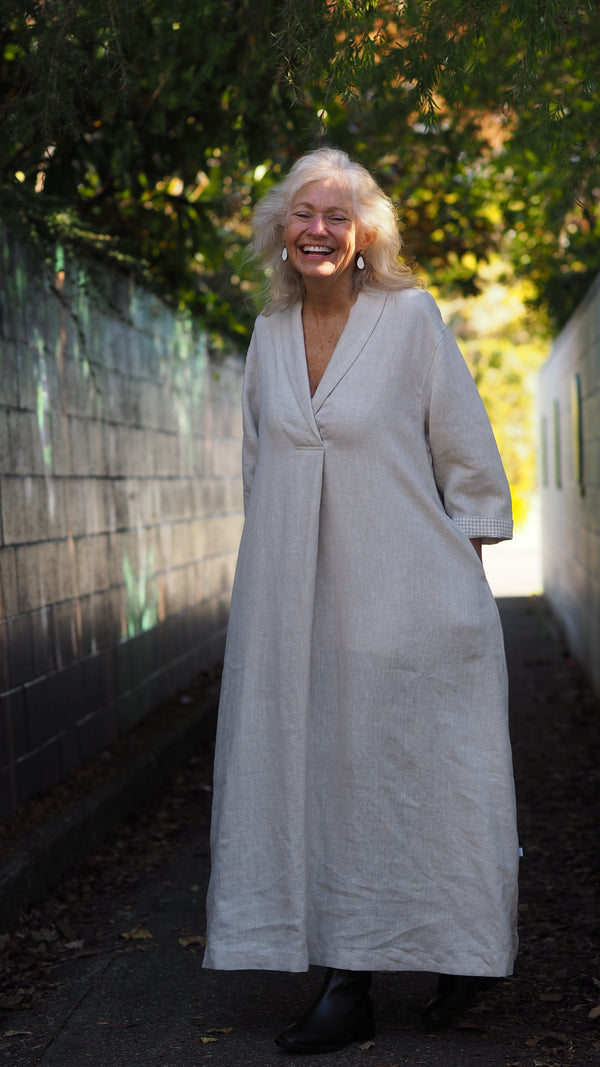 Atamira Dress Rogue Linen Designer Clothing