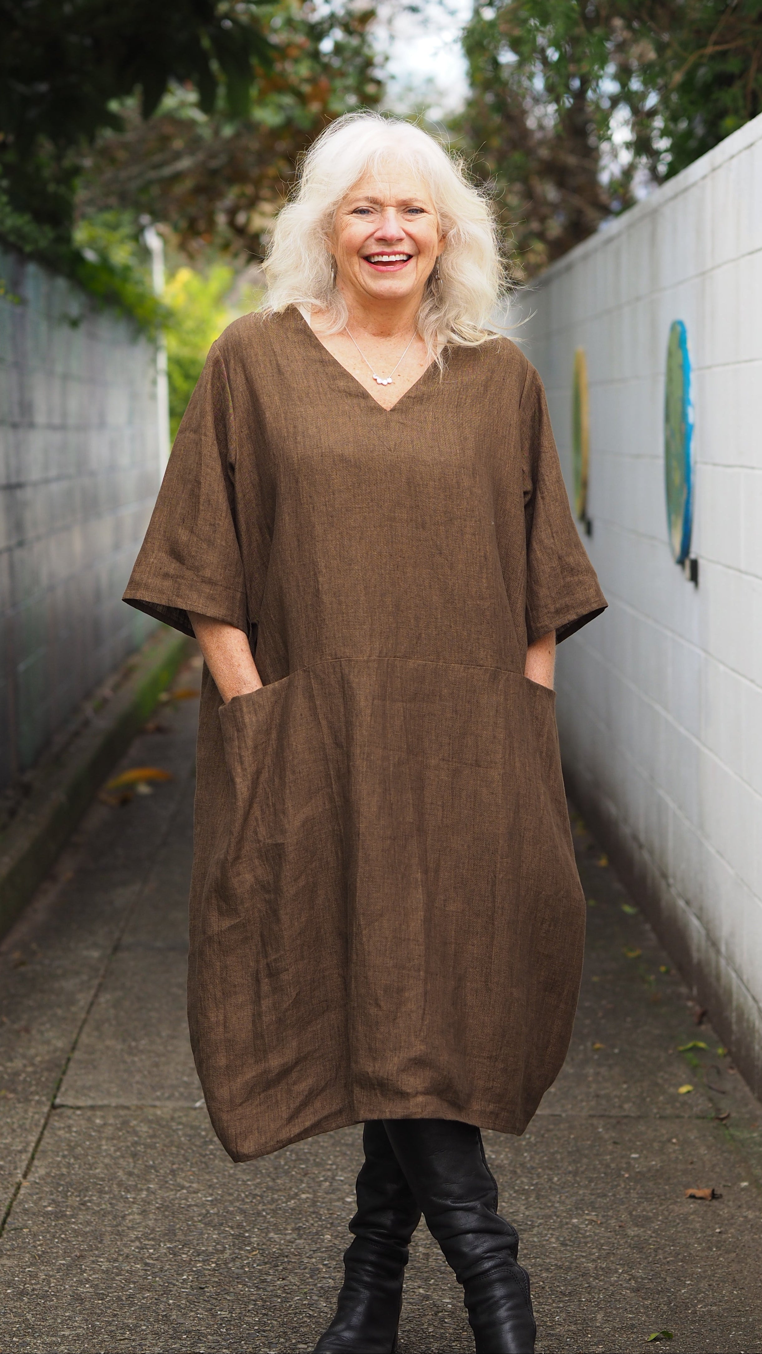 Fairfax Dress Rogue Linen Ladies NZ Designer Clothing
