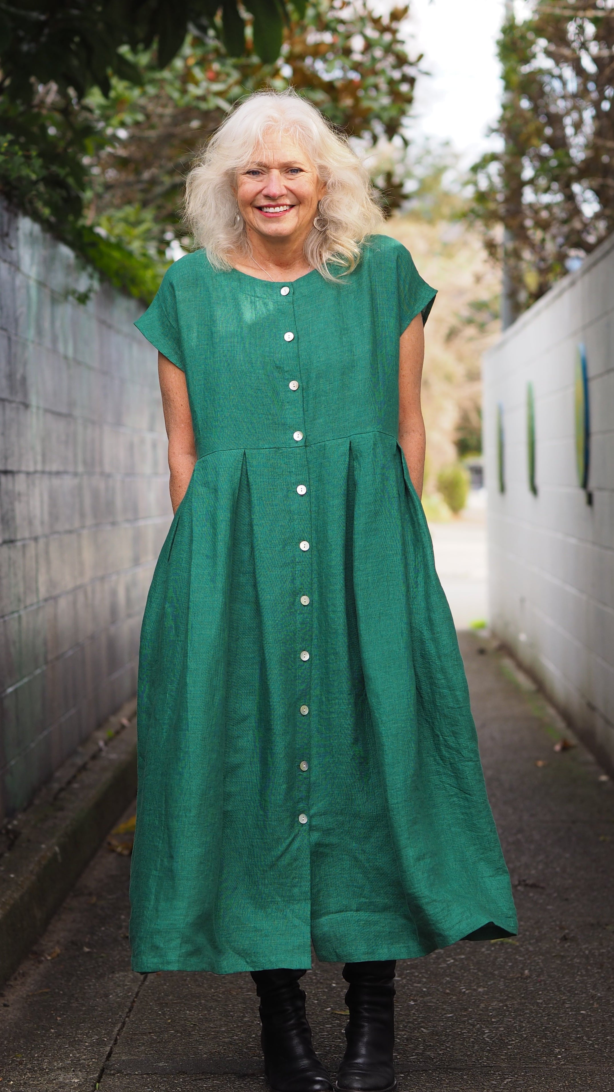 Moana Dress Rogue Linen Designer Clothing