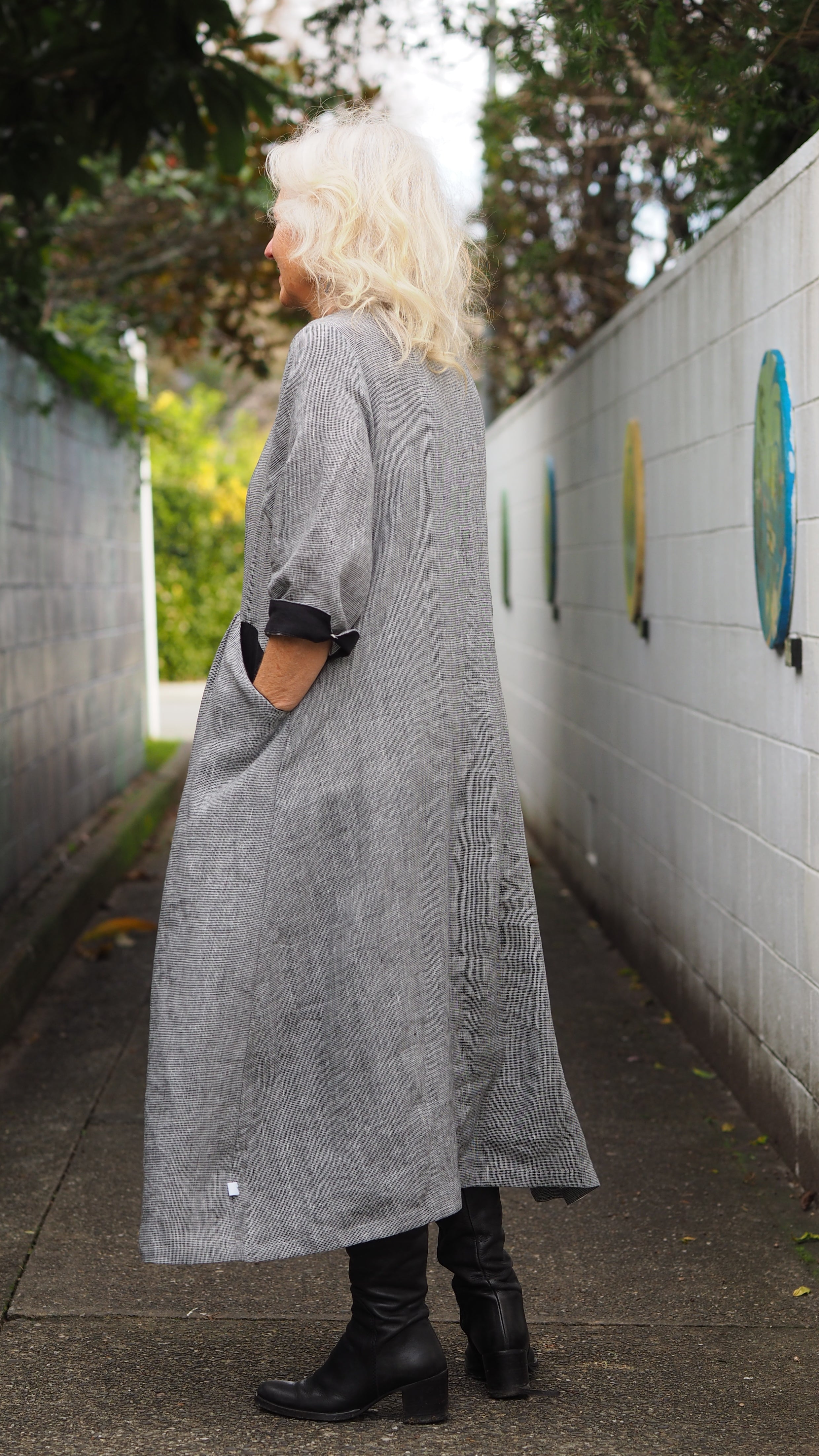 Runanga Dress Rogue Linen Designer Clothing
