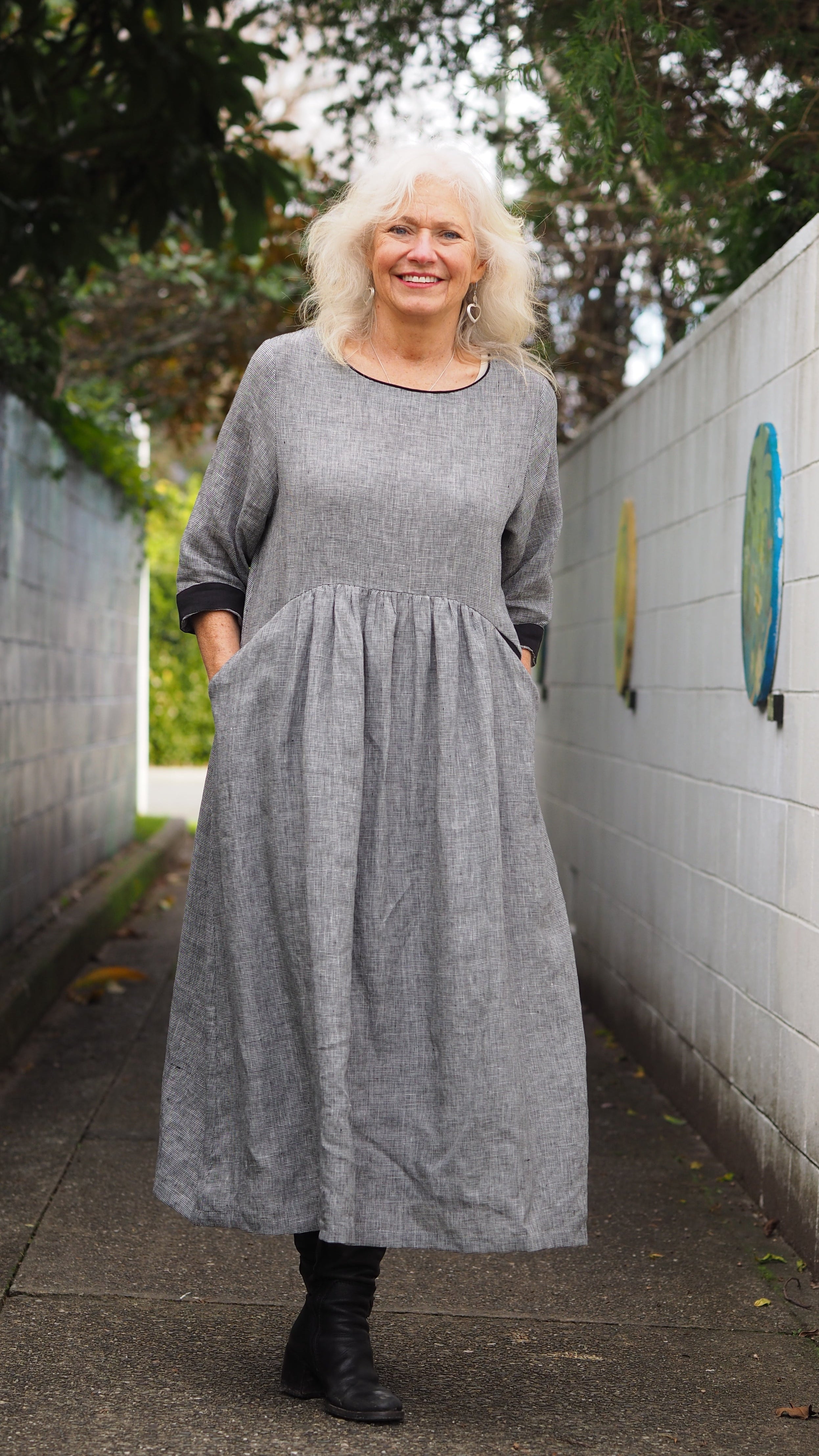 Runanga Dress Rogue Linen Designer Clothing