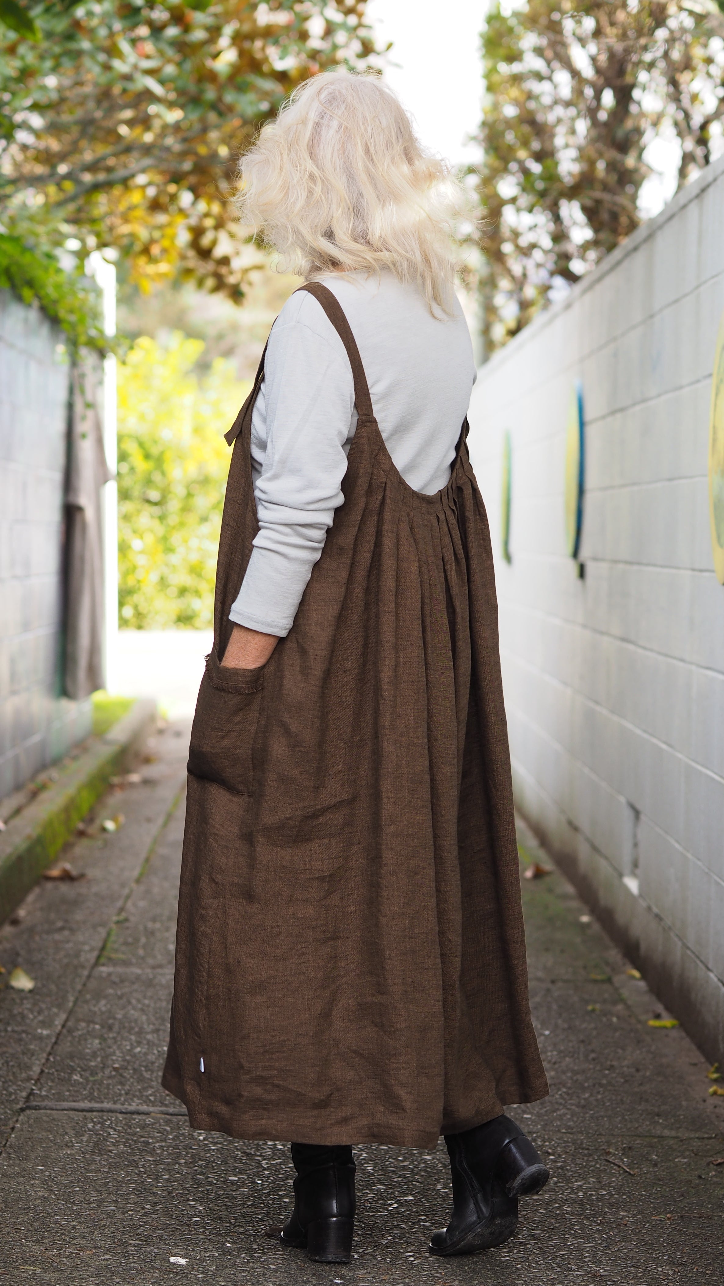 Pinafore Rogue Linen Designer Clothing