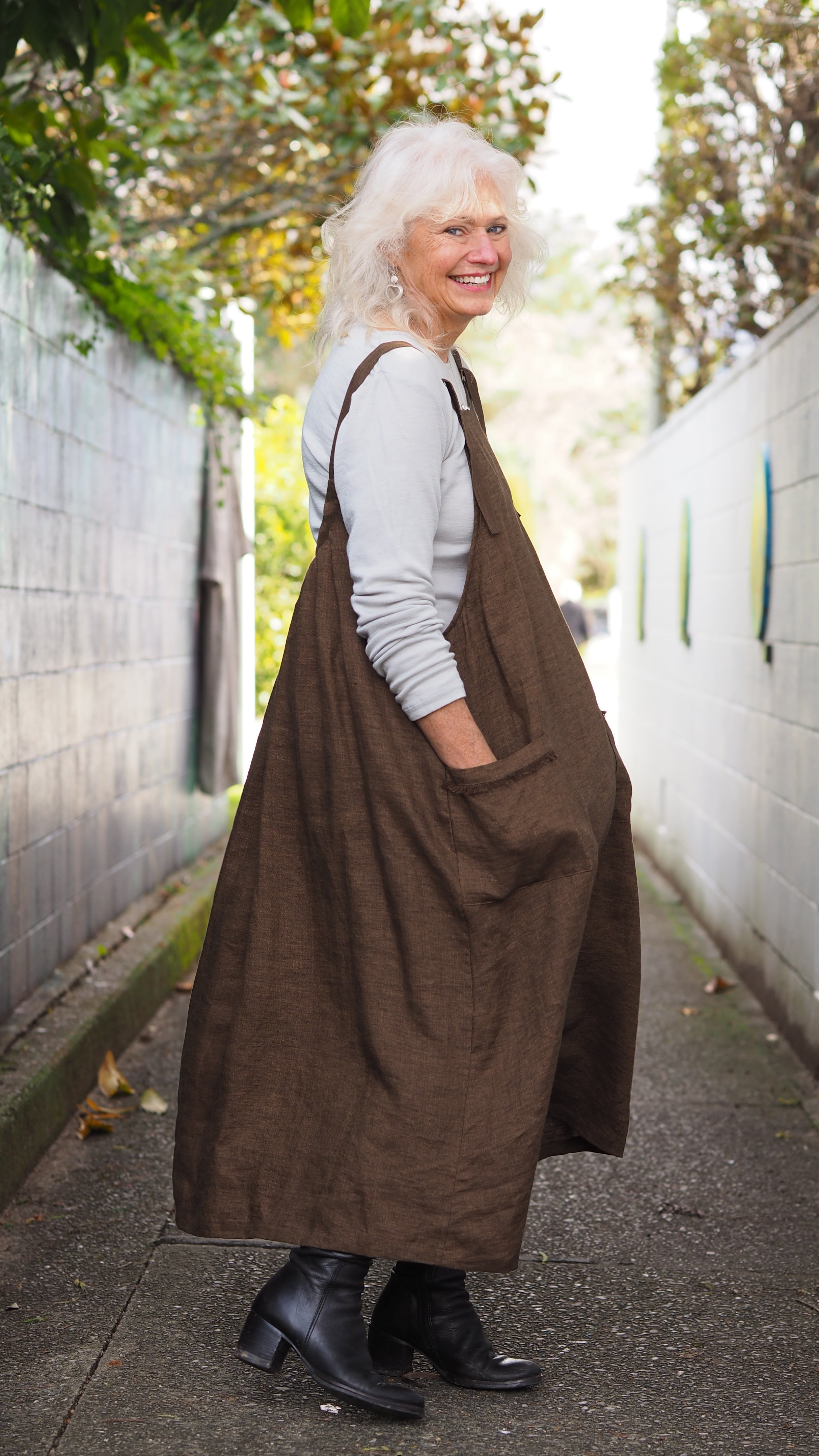 Pinafore Rogue Linen Designer Clothing