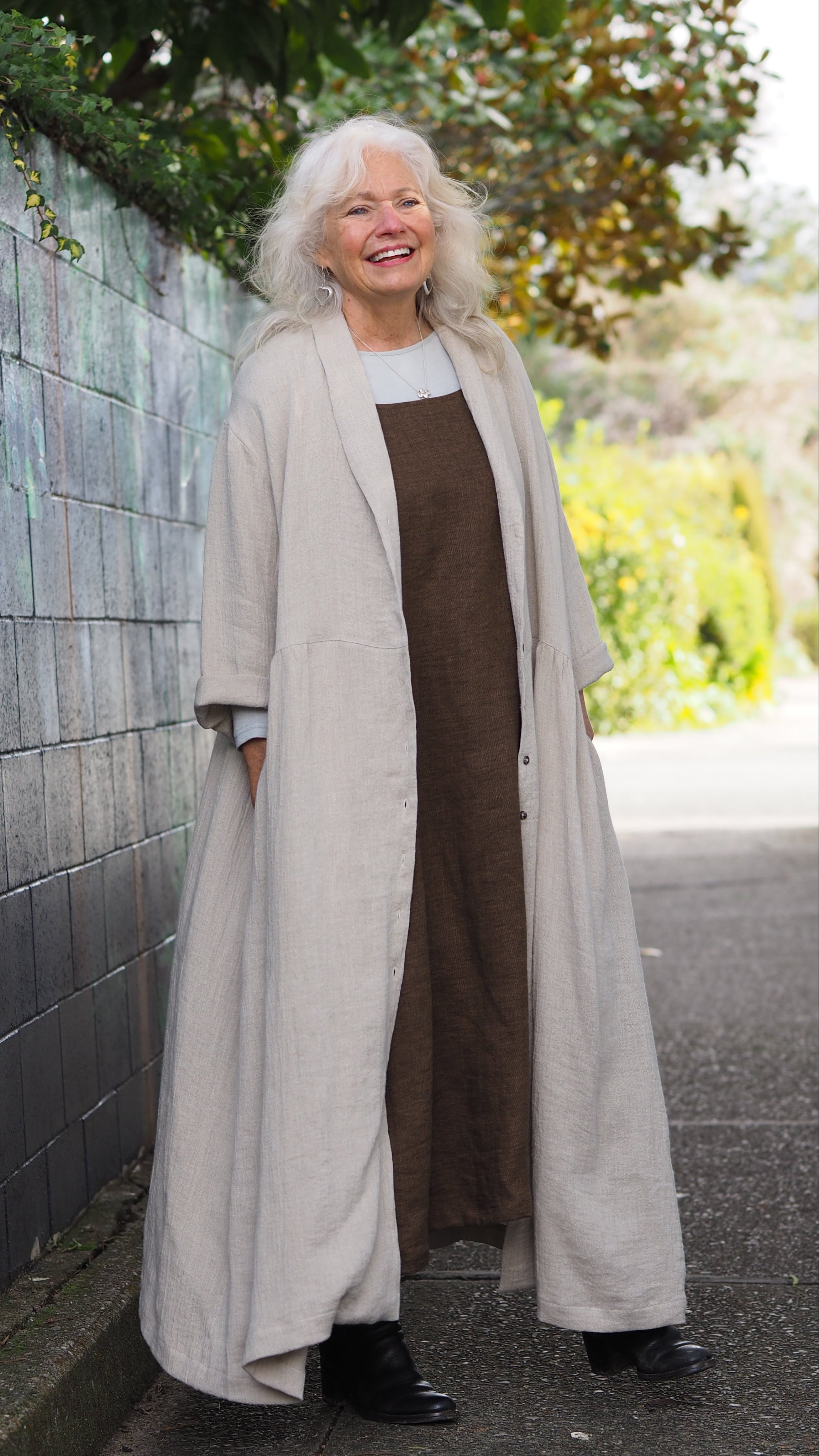 Dobson Dress/Coat Rogue Linen Designer Clothing