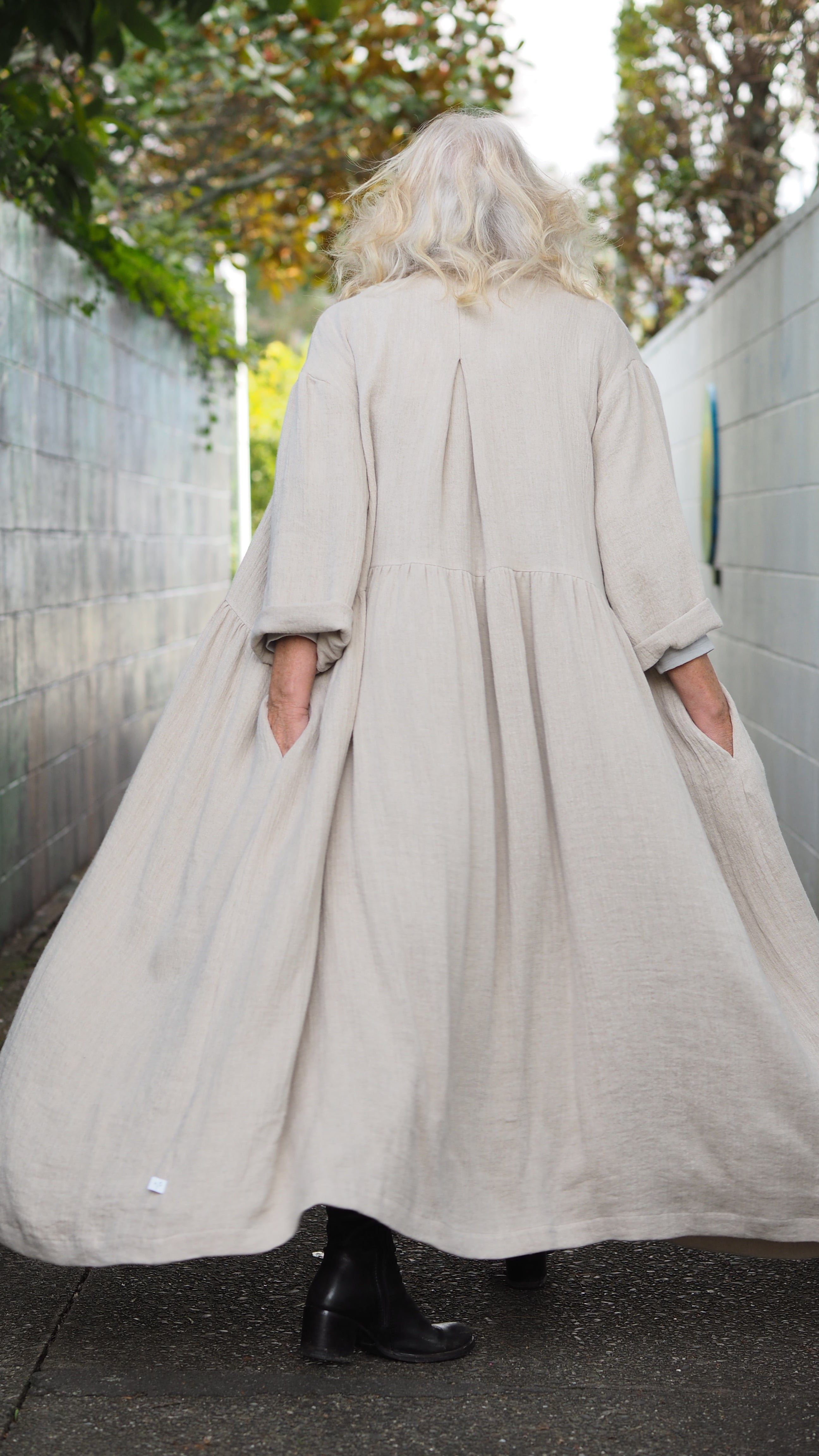 Dobson Dress/Coat Rogue Linen Designer Clothing