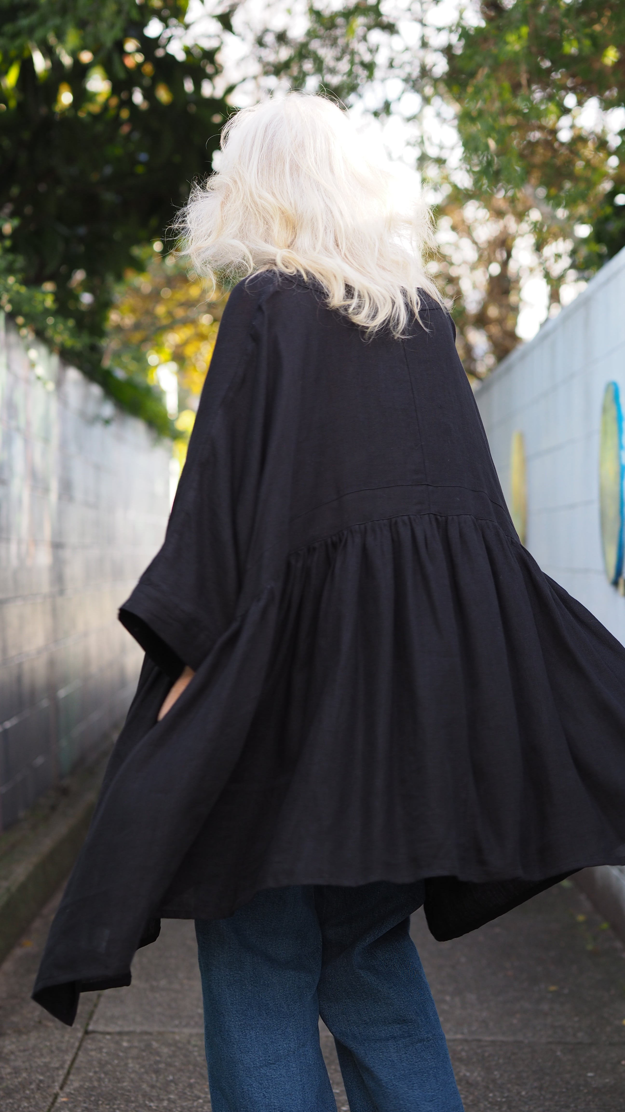 Harakeke Tunic New Zealand Designer Women's Linen Clothing