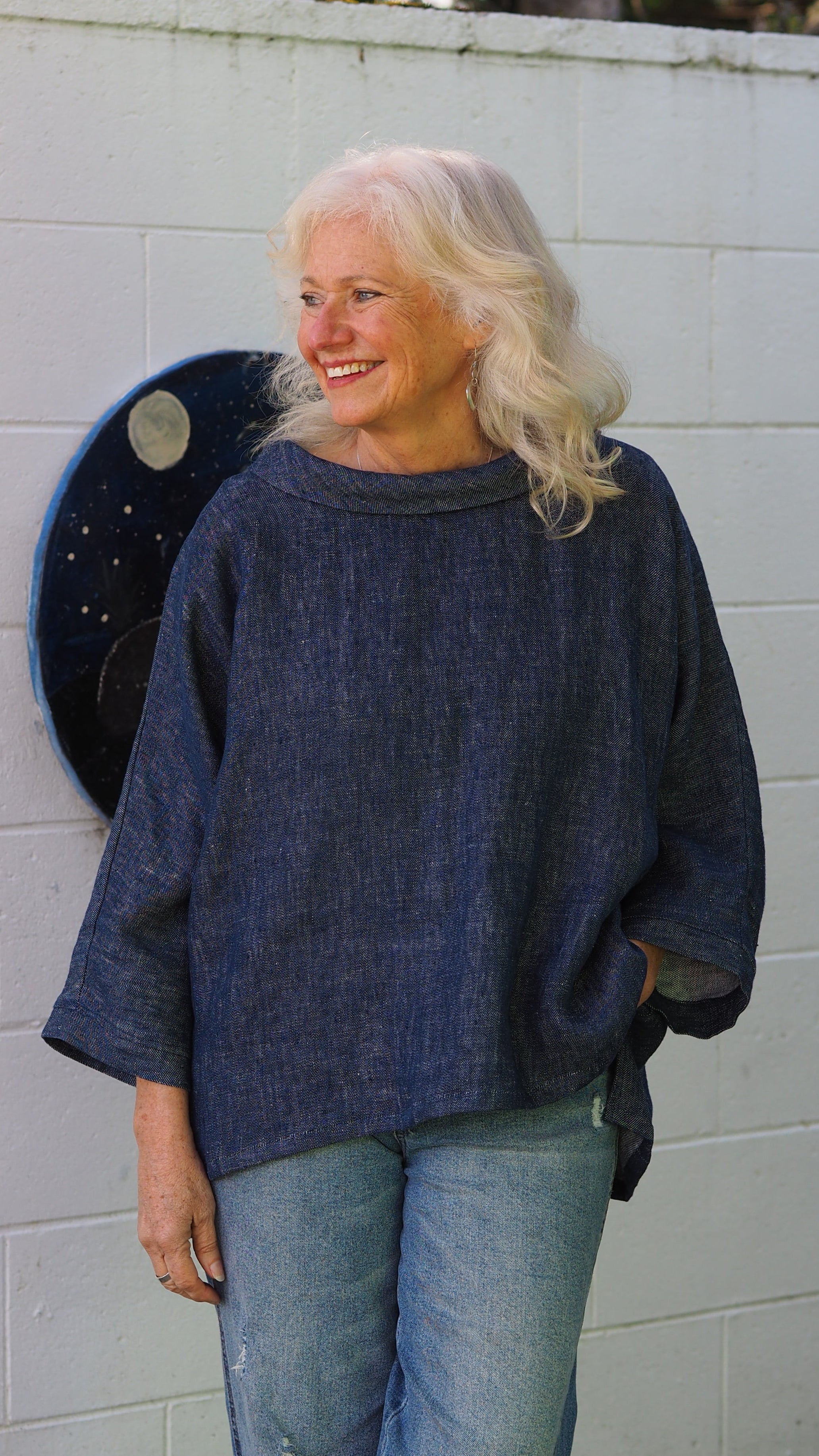 Rolleston Top Rogue Linen Designer Clothing