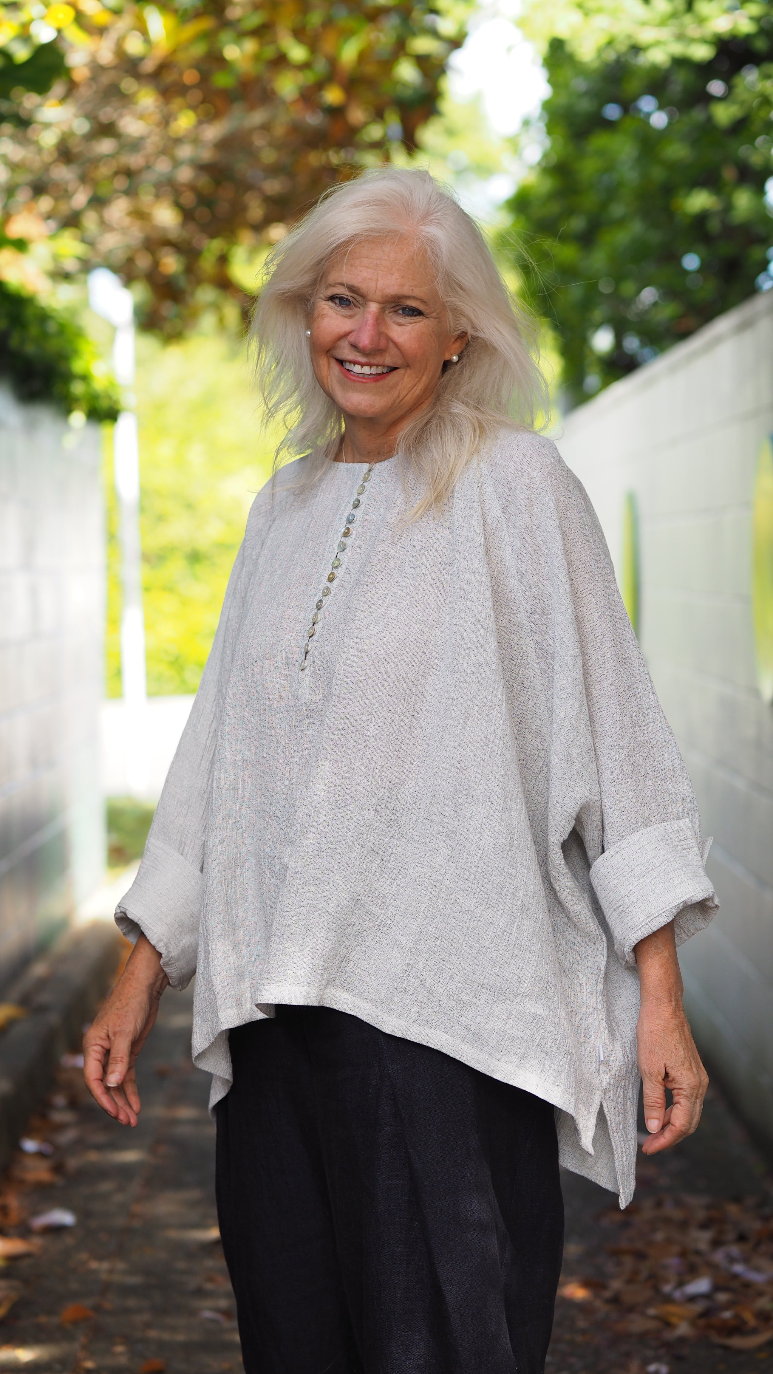 Waikanae Blouse Rogue Linen Women's Designer Clothing New Zealand