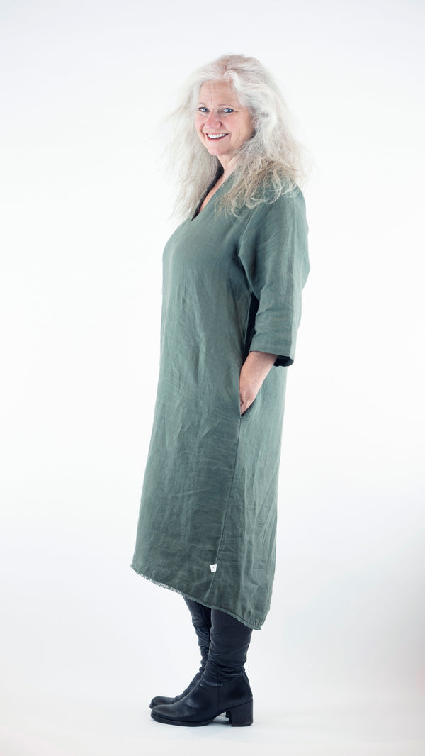 Kaikoura Dress Rogue Linen Designer Clothing