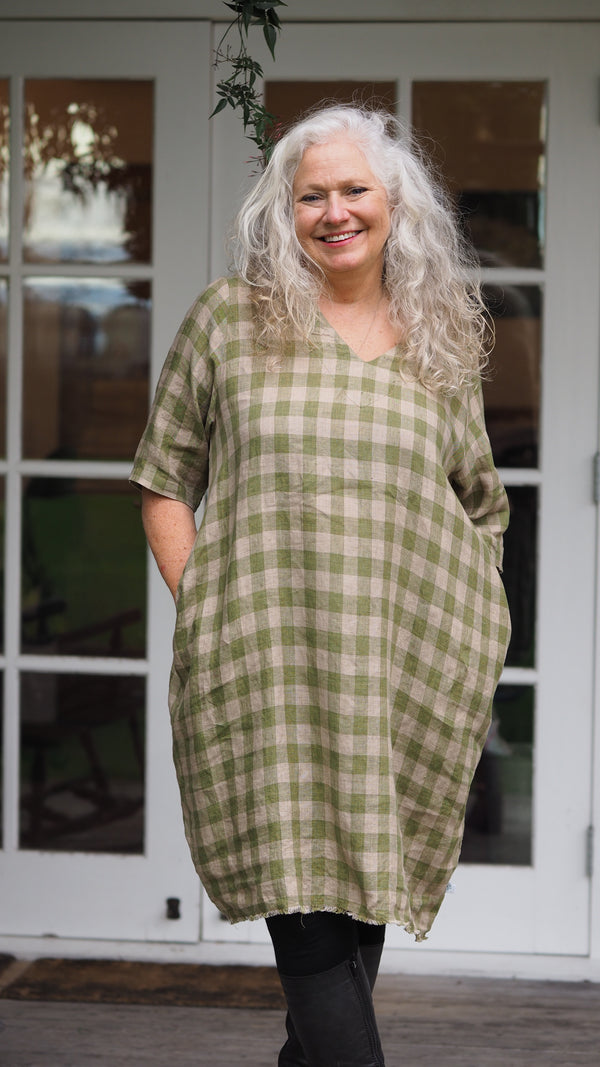 Eastbourne Dress Rogue Linen Designer Clothing