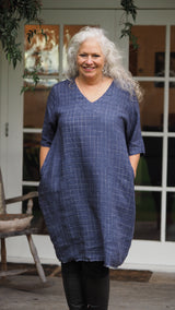 Eastbourne Dress Rogue Linen Designer Clothing