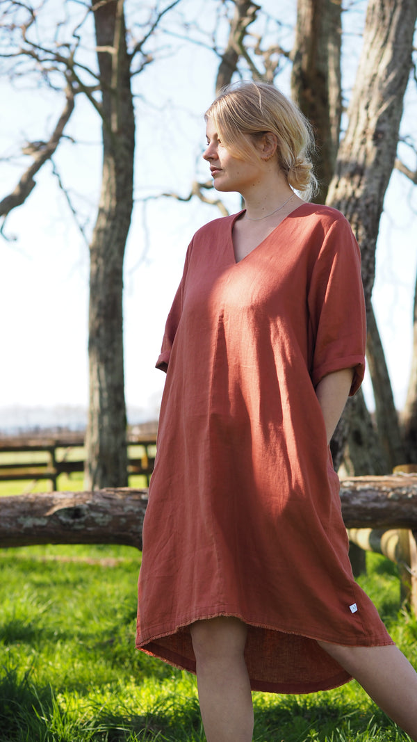 Tavira Dress Rogue Linen Designer Clothing