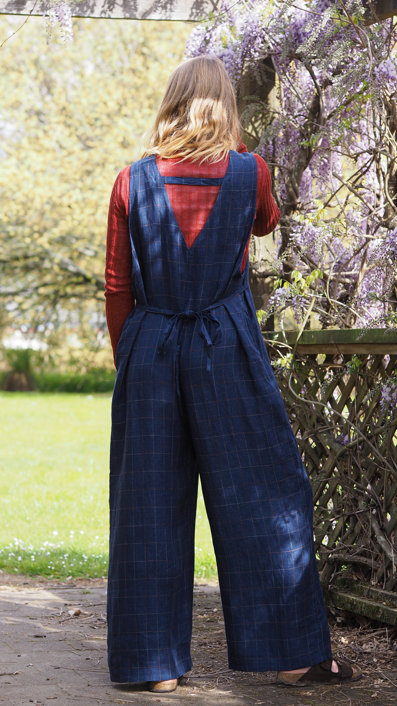 Raglan Jumpsuit Rogue Linen Designer Clothing