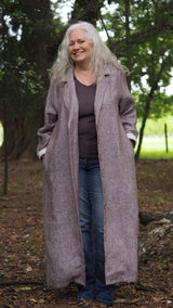Portland Coat Rogue Linen Designer Clothing