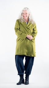 Chaves Coat Rogue Linen Designer Clothing