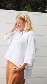 Paparoa Shirt Rogue Linen Designer Clothing