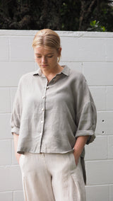 Paparoa Shirt Rogue Linen Designer Clothing